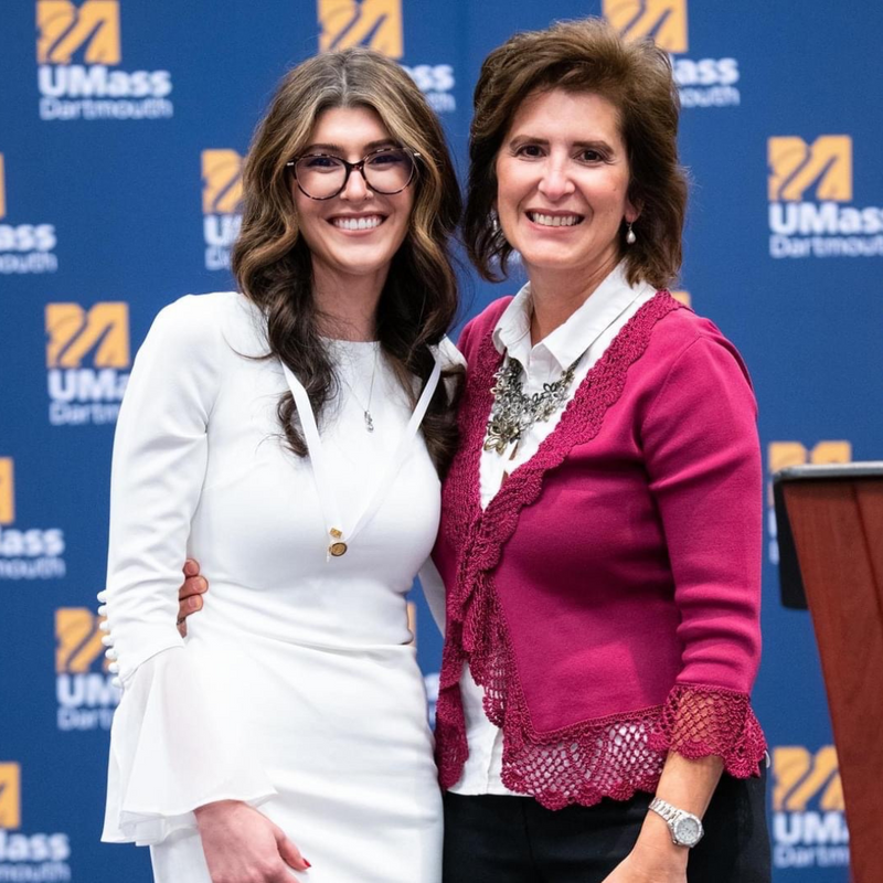 Jillian & mom at nursing event