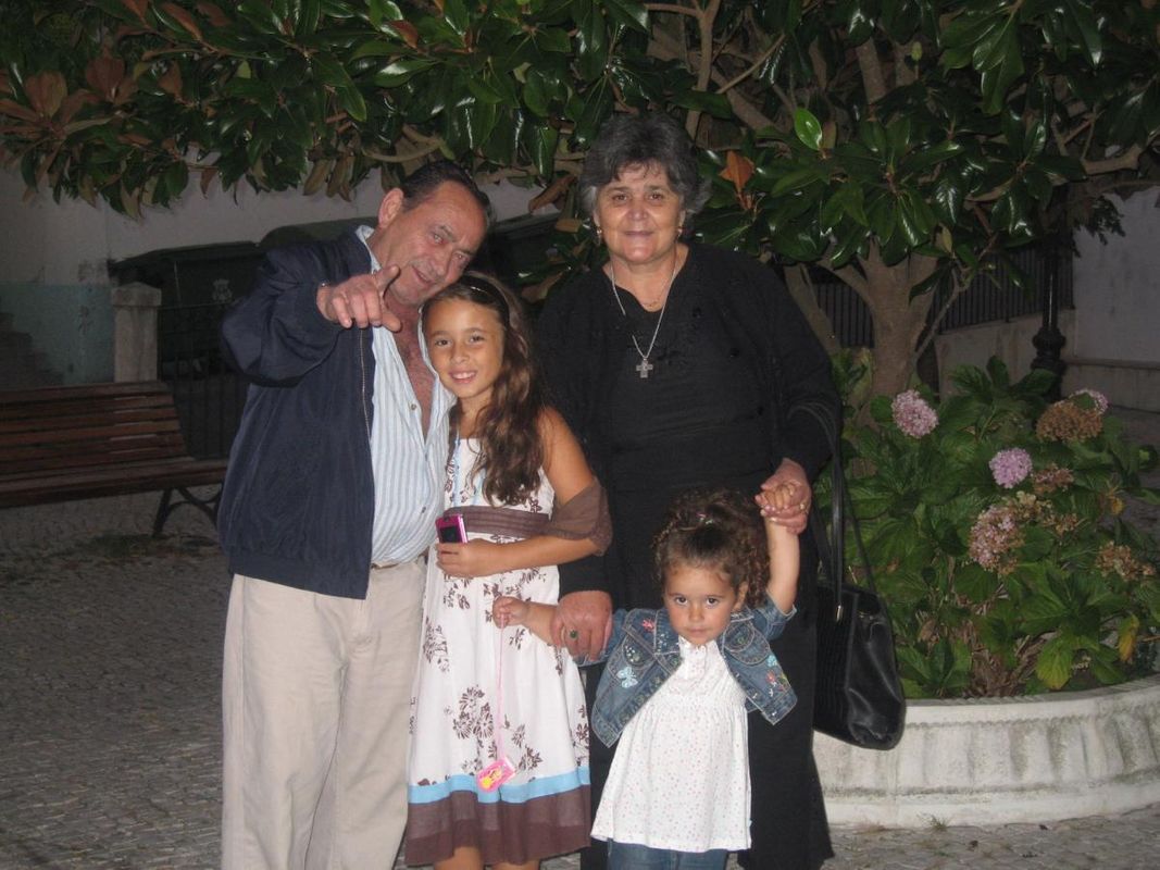 CCB alumna when she was younger with family