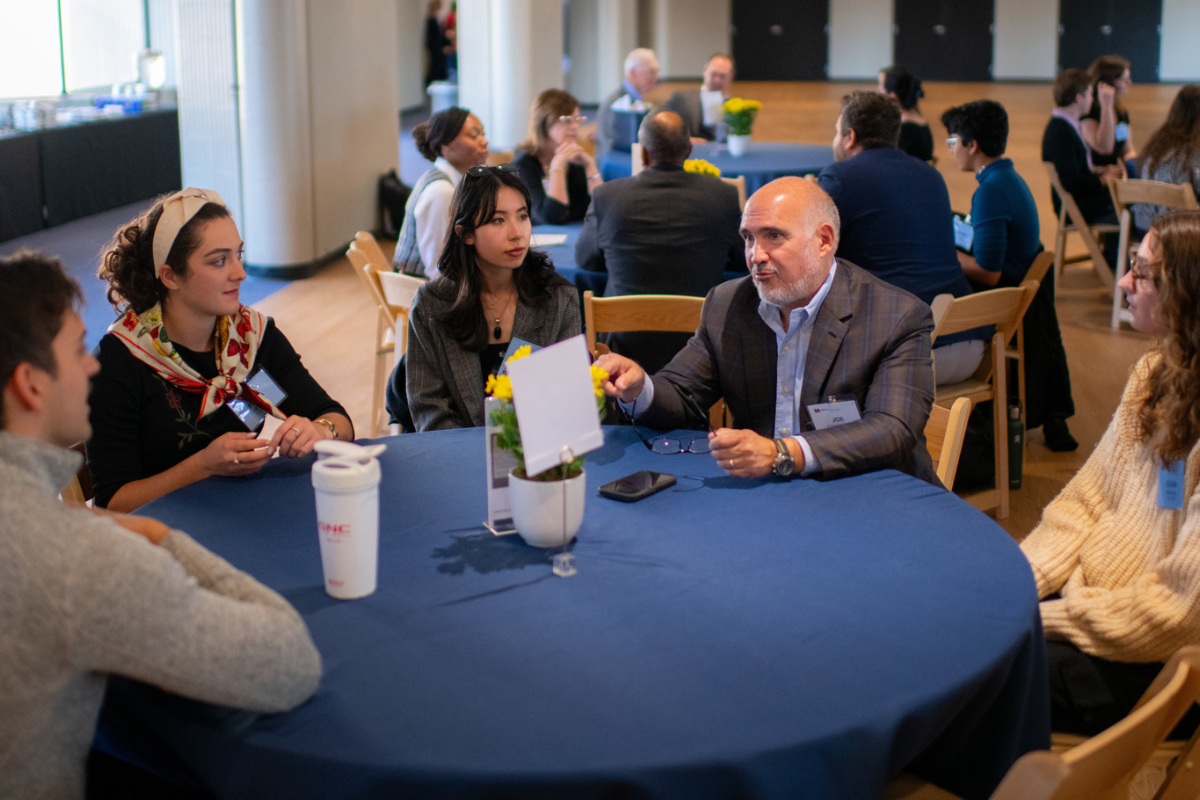COE alum and students at Leadership Luncheon