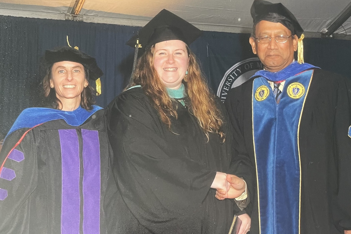 Cameron at graduation in 2019