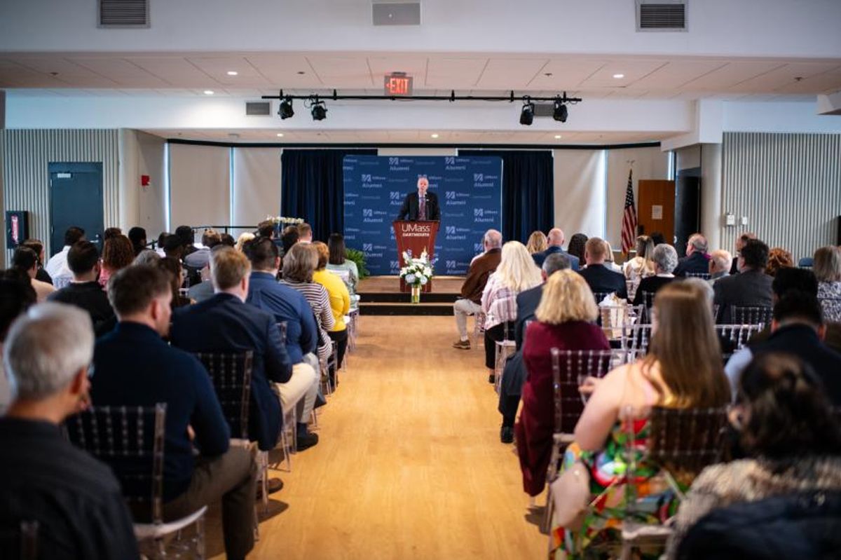 Chancellor Fuller gives speech at 50th Alumni Awards