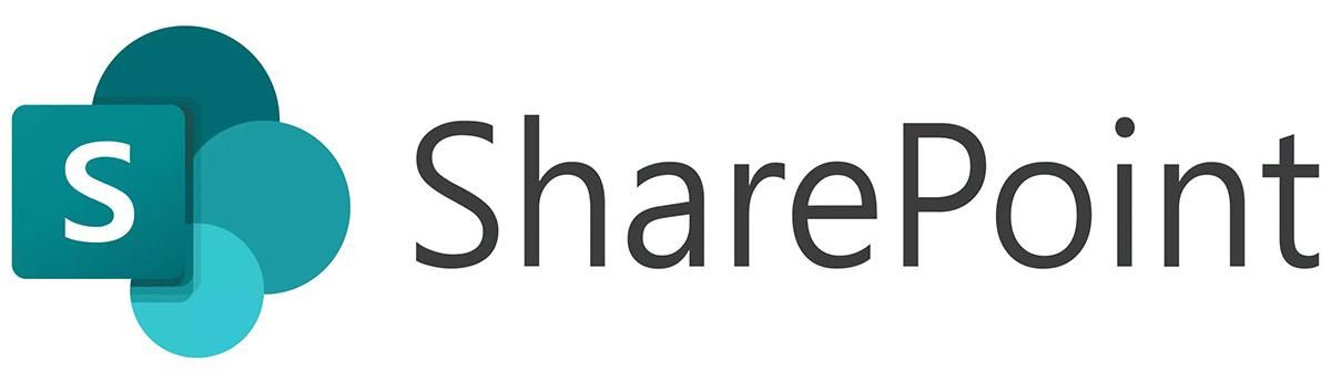 The logo for Microsoft's SharePoint application