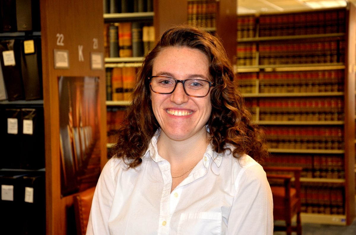 Margie Pullo at the Attorney General’s office