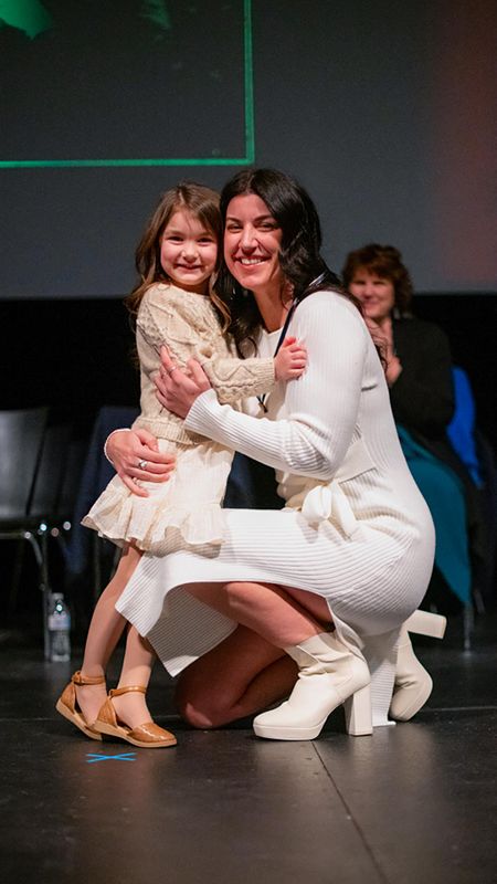 Devan West and her daughter, Cora
