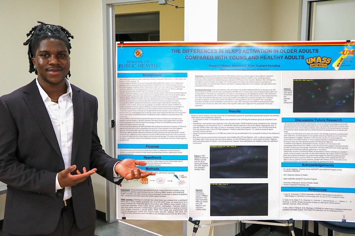Research poster presentation, STAR Internship, Univ. of MD