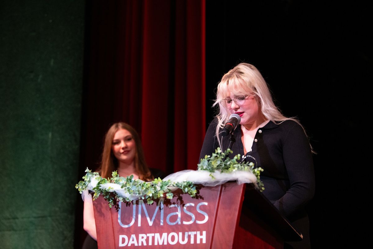 Student speakers at ABSN Pinning Ceremony