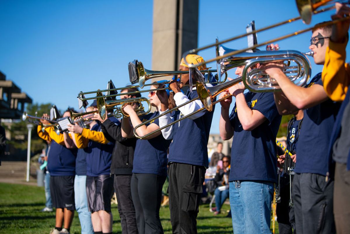 Corsair Athletic Band performance Blue & Gold Weekend 2024: Festival
