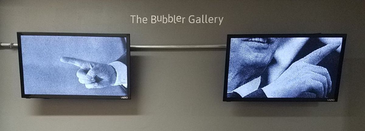 Fingers Pointing, New York Times Sunday Edition