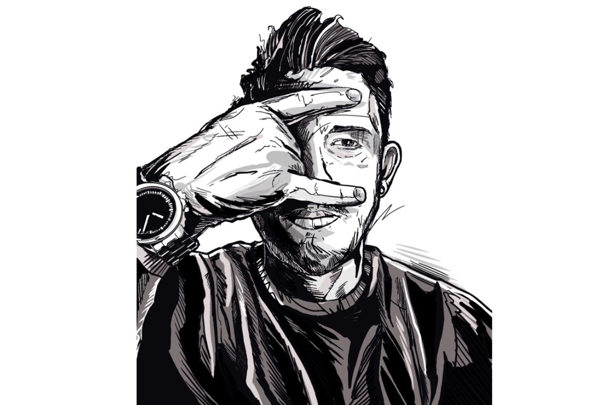 Brian Fournier self portrait