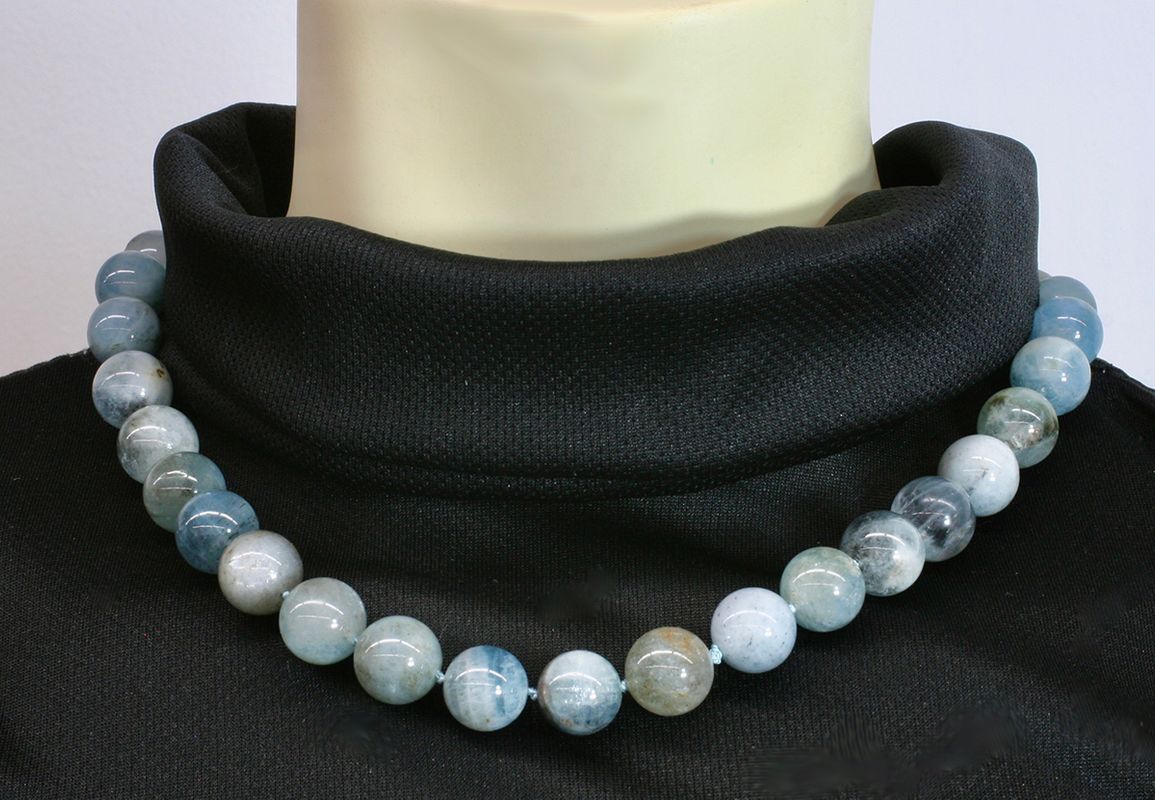 Dixie Cups & Goldfish, 2021, aquamarine, silk, cloisonné enamel, sterling silver