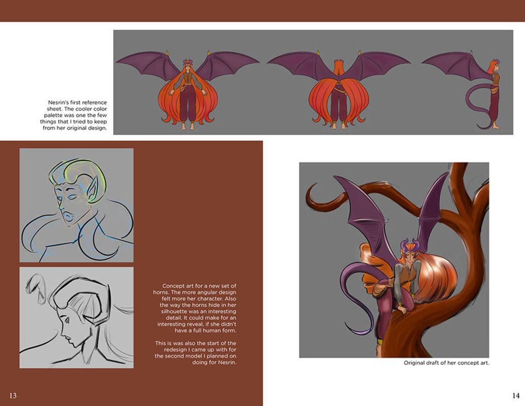 Concept, 2022, Concept art for Nesrin, 8.5 x 11.5in