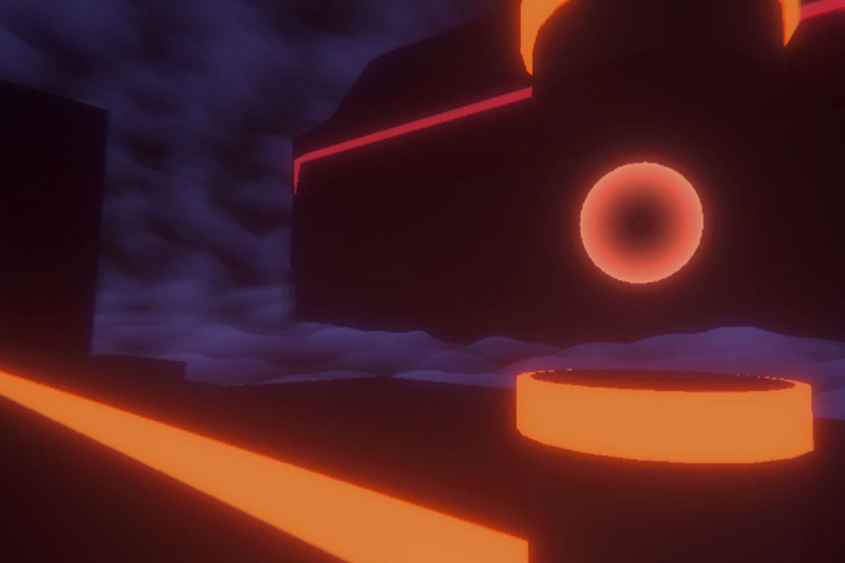 Red Node, 2022, one of the power nodes that players interact with to solve puzzles in Eidolon 6