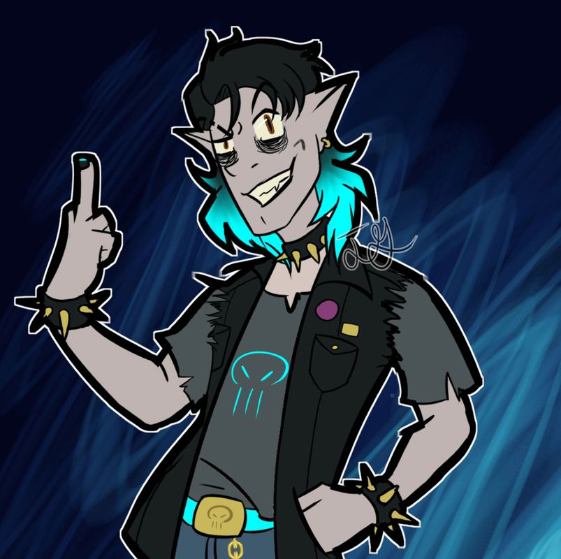Fugue, 2021, a waist up headshot of Jace’s online persona, Fugue, 8.5 x 8.5 in