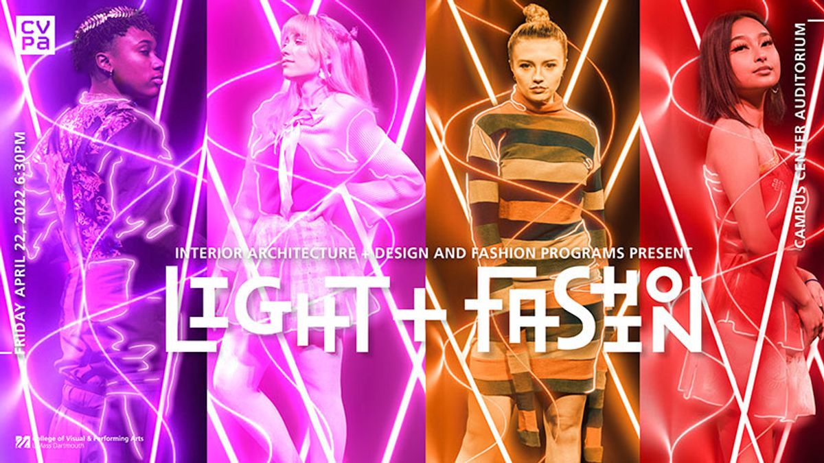 Fashion + Light show banner