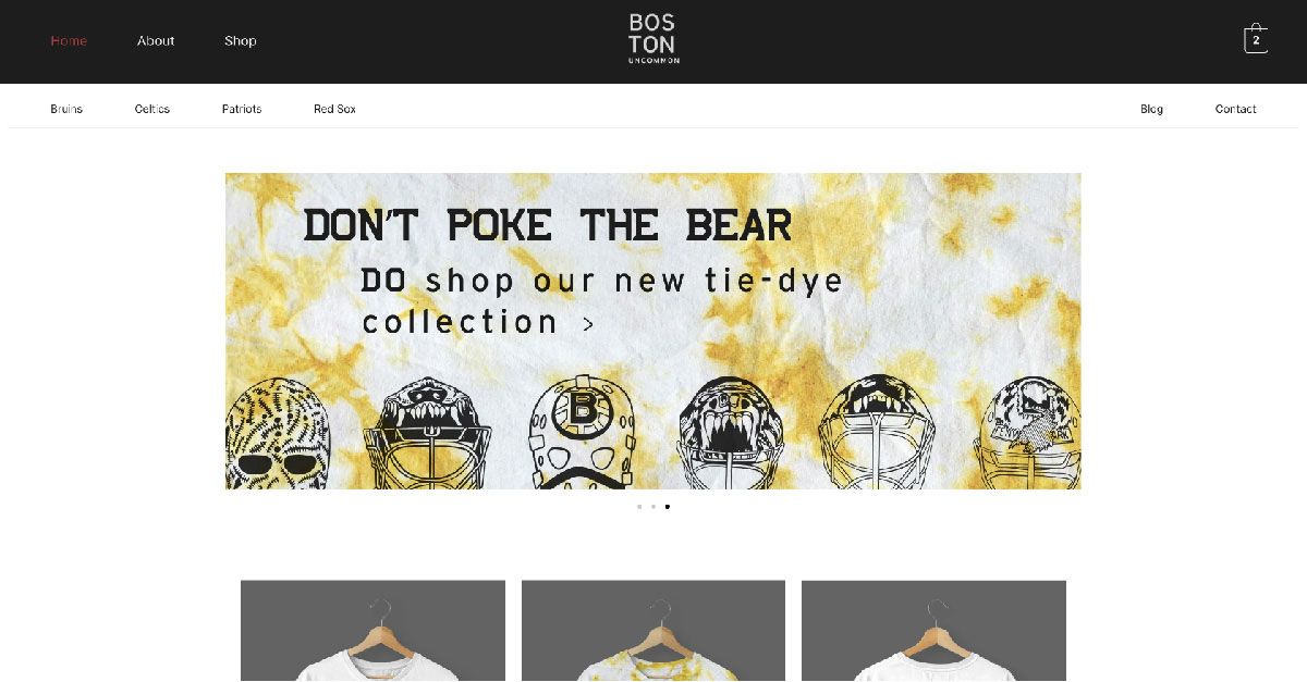 Home page, 2022, home page layout