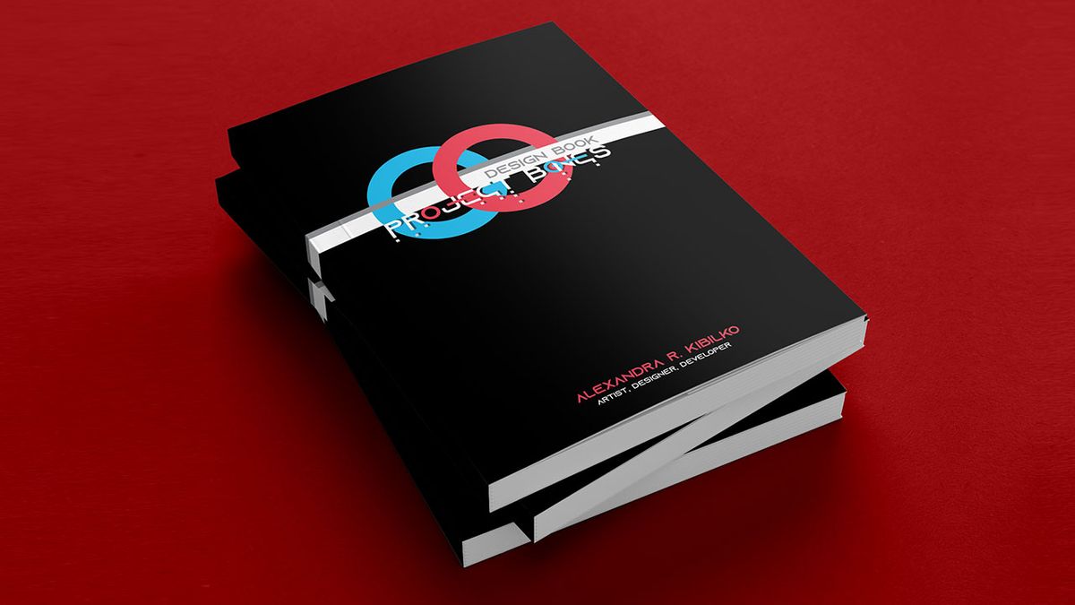Design Book Cover, Cover for “Project Bones” Book Containing Information, Art, & Description of the Game & Total Project