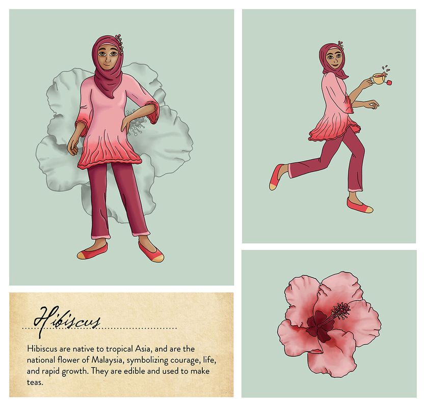 Hibiscus, 2021-22, digital