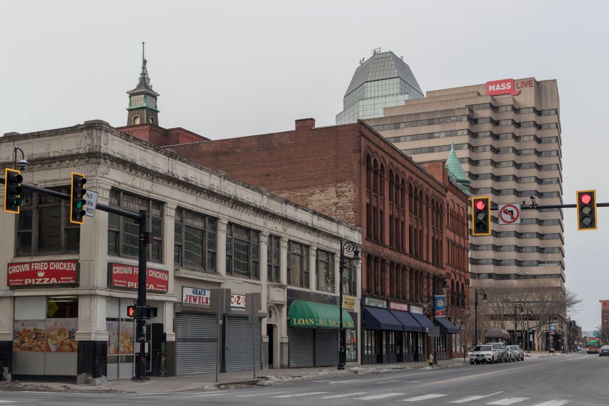 Springfield 15, 2022, Main Street, 11 x 17 archival pigment print