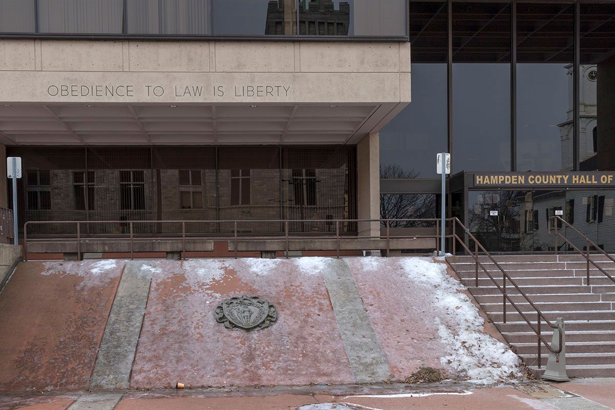 Springfield 19, 2022, Hampden County Hall of Justice, 11 x 17 archival pigment print