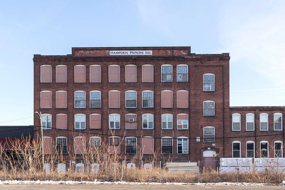 Holyoke 4, 2022, old Hampden Papers Inc. building , 11 x 17 archival pigment print