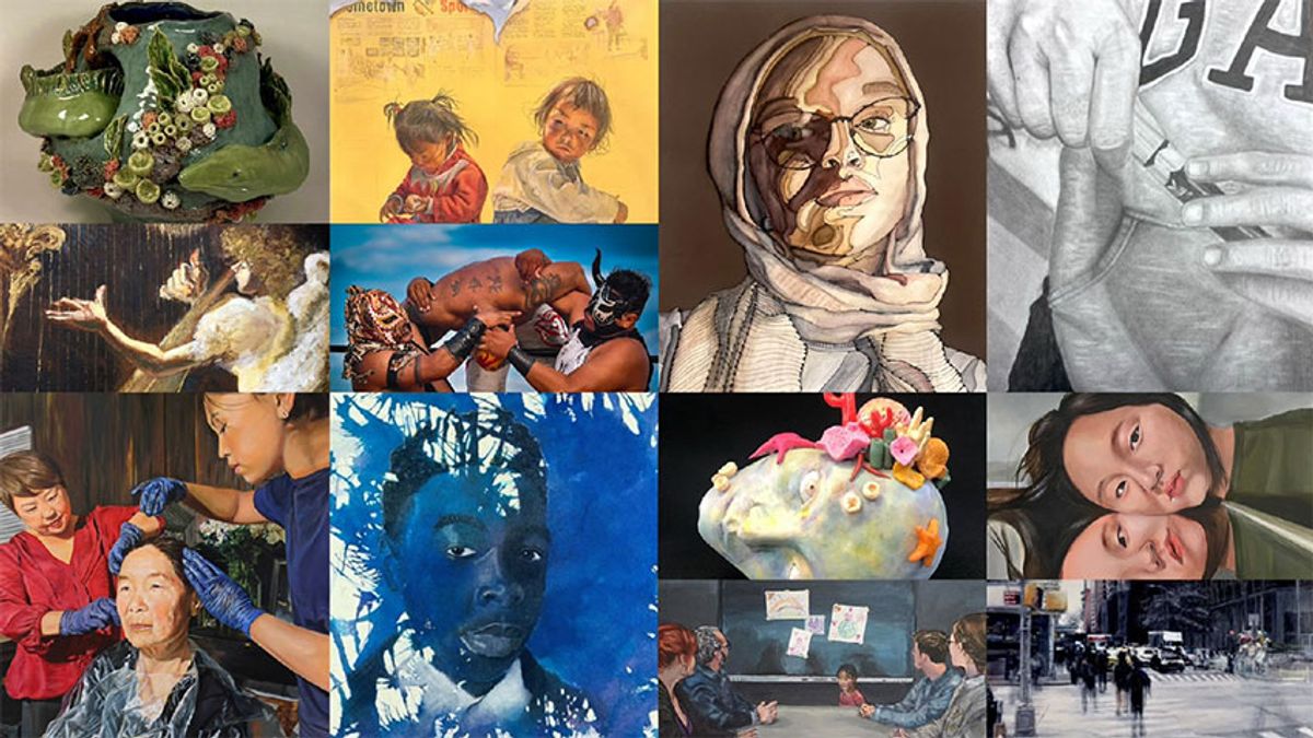 Collage of images of the 2024 EYAD award winners