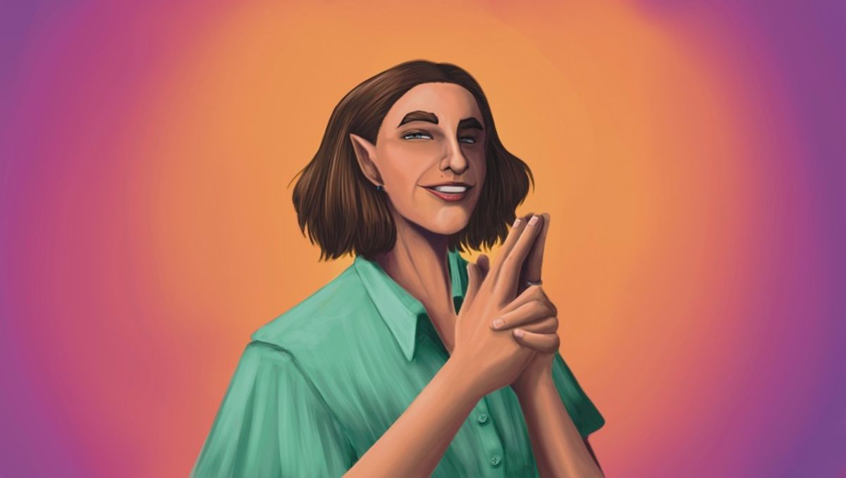 Isabelle Indermitte self-portrait