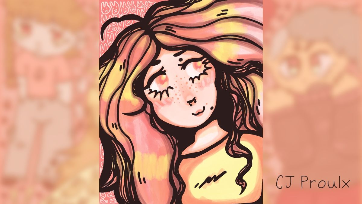 CJ Proulx self-portrait