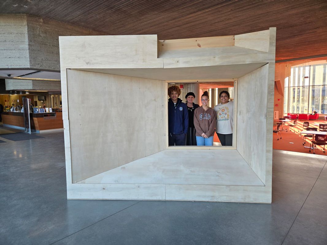 The Breuer Window Sculpture presented at Claire T. Carney Library