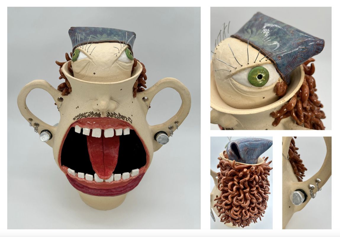 Foundations Award - Elliot Brown, Self-mort-rait, 2025, 3D | Senior, Barnstable High School