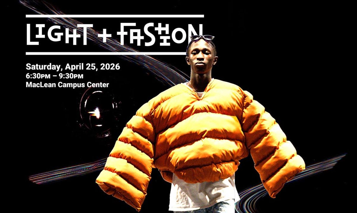Light + Fashion event poster