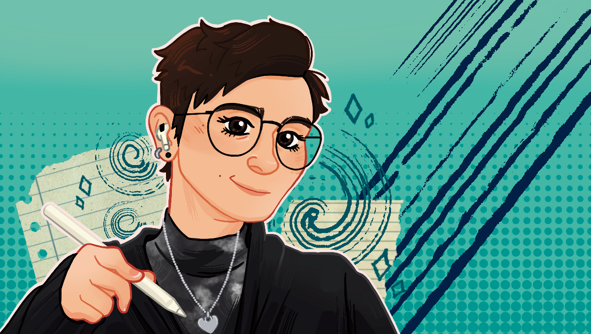 Giulia Carmosino self-portrait