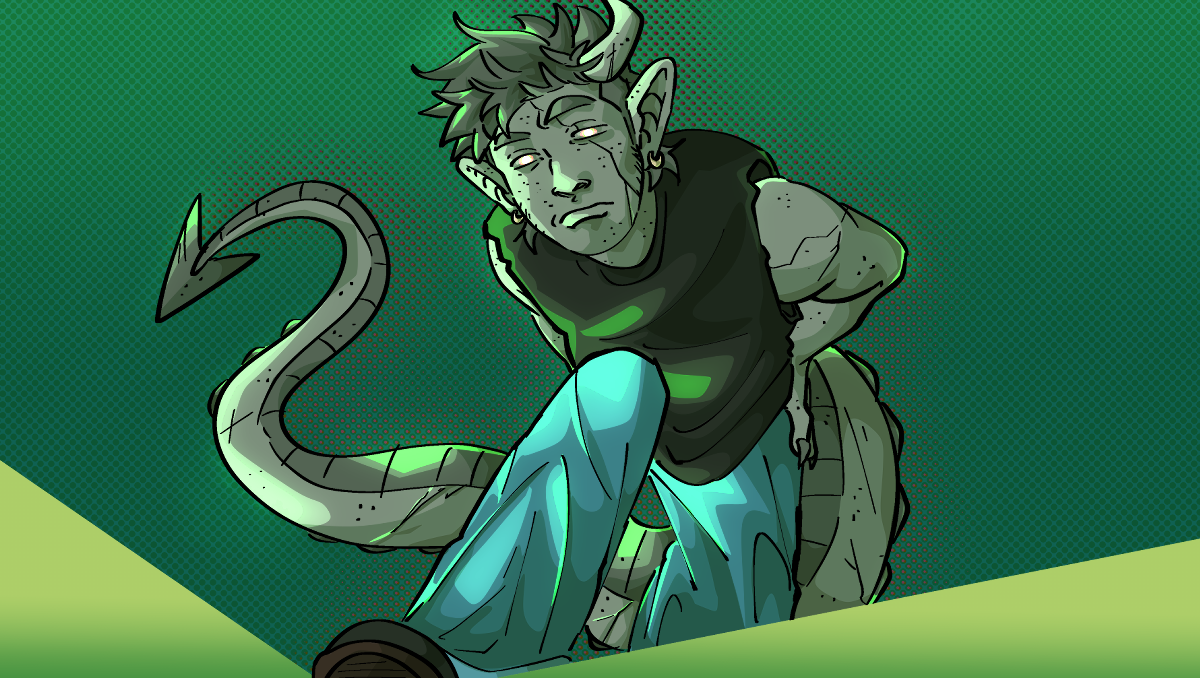 Ludo Healy Polastri character design - hero