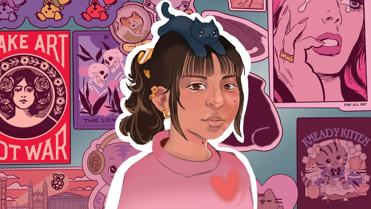 Maya Therriault self-portrait