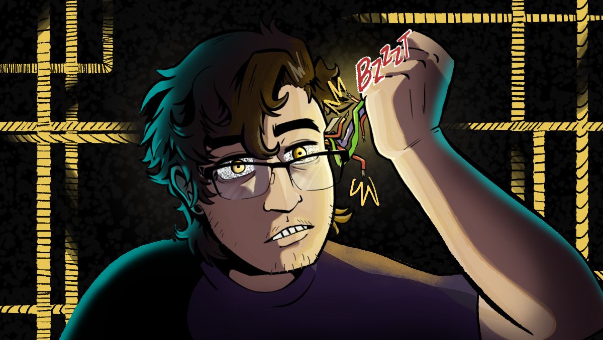 Ade Bello self-portrait