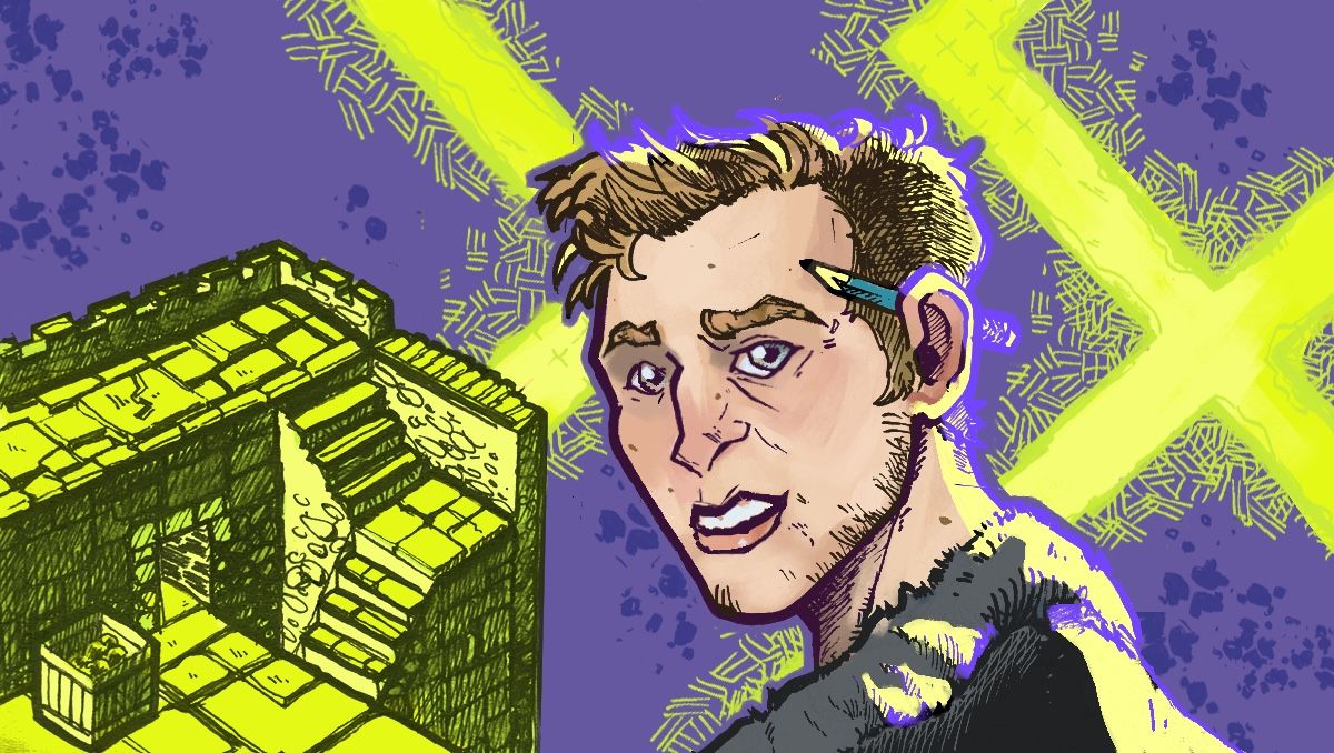 Connor J.M. Brebner self-portrait