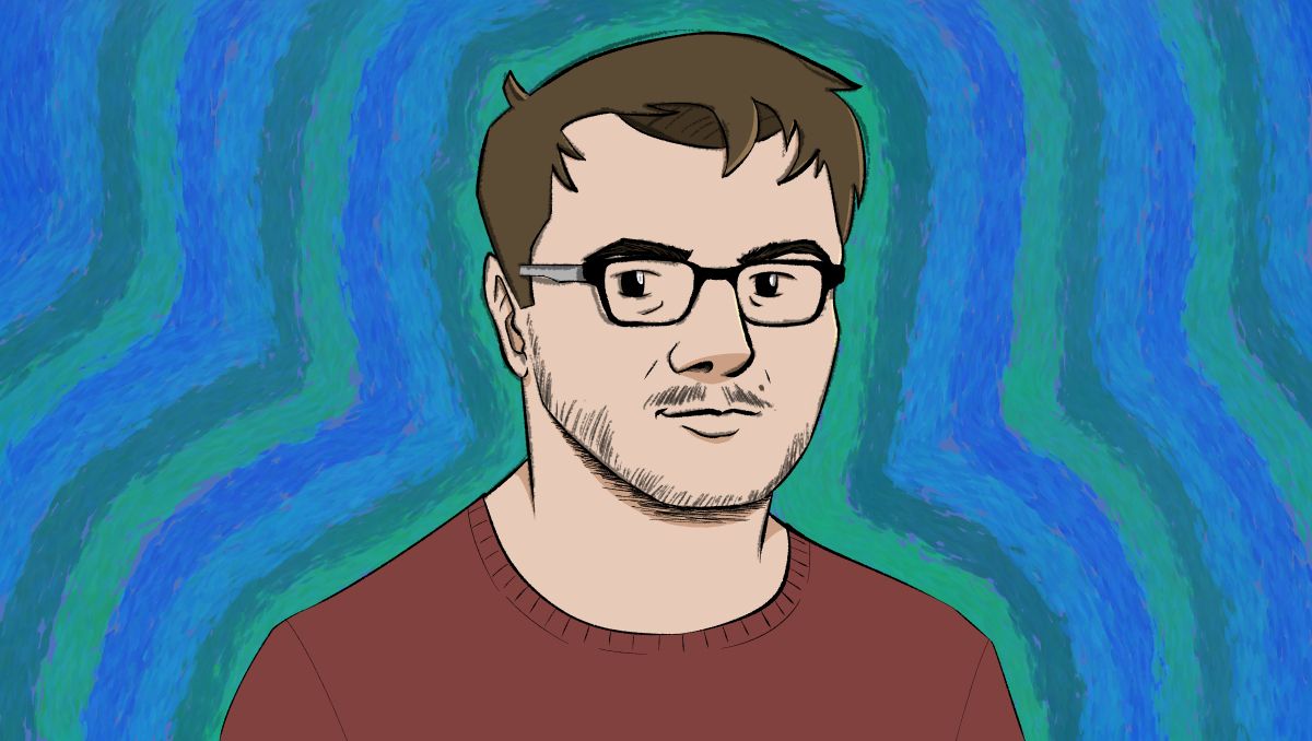 Eric Tippins self-portrait