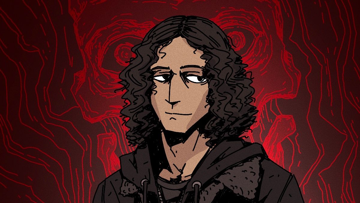 Max Buscaglia self-portrait