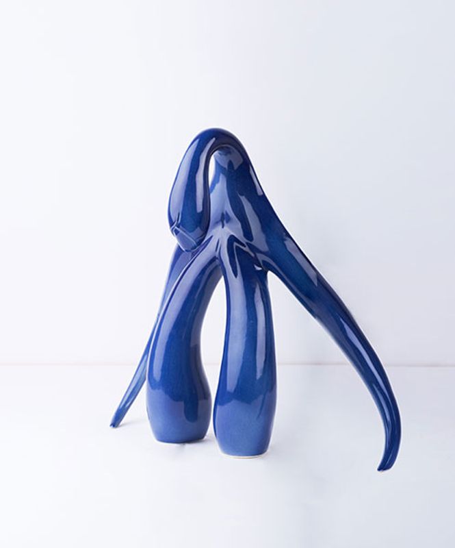 Swan Series, 2022, ceramic, 14 x 6 x 30 in.