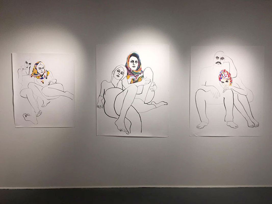 Work by Alex Landy and Shabnam Jannesari 