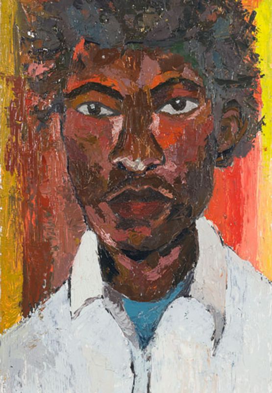 detail of painting by Erick Maldonado