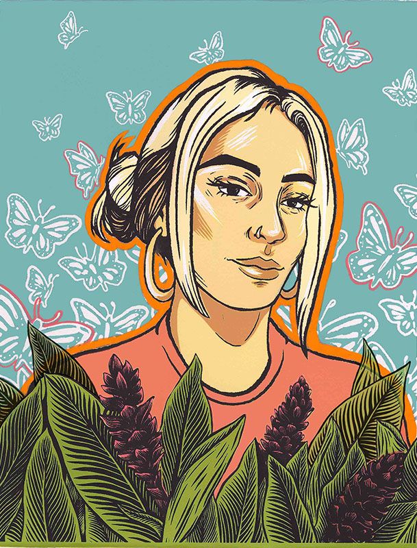 Grachel Rosado self portrait