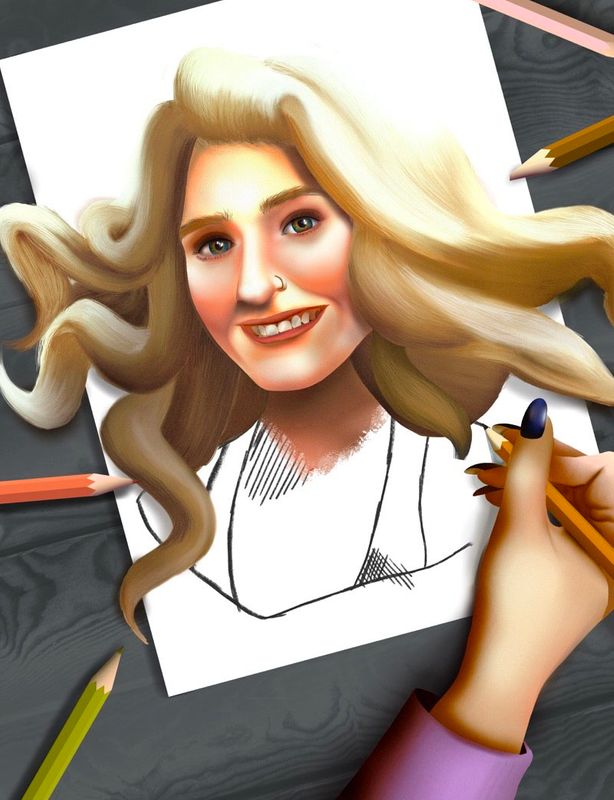 Stevilyn Dybowski self portrait