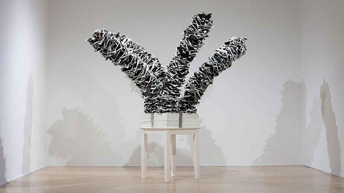 Wendy Wahl: ConTexts Paper in 2D and 3D (gallery space)