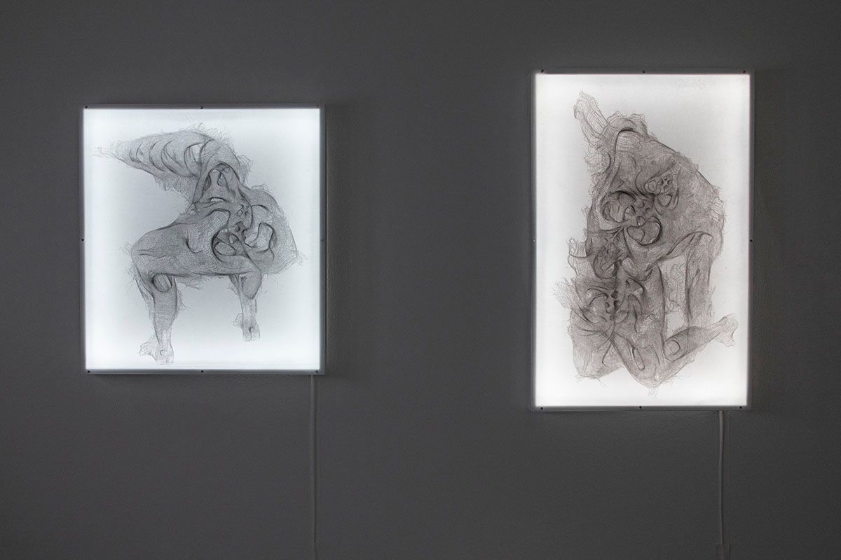 Installation view of the MFA Thesis Exhibition