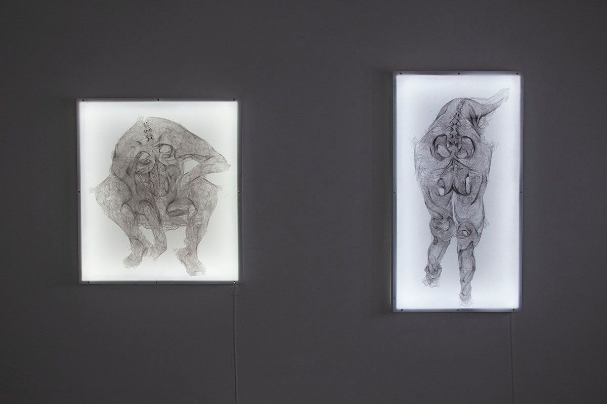 Installation view of the MFA Thesis Exhibition