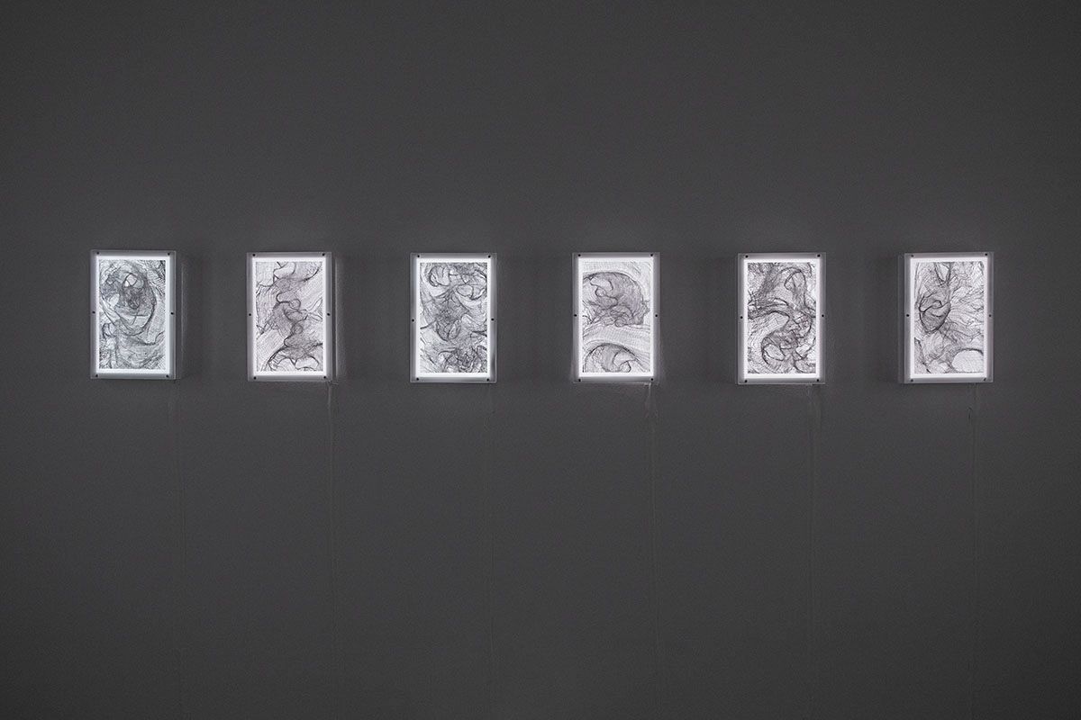Installation view of the MFA Thesis Exhibition