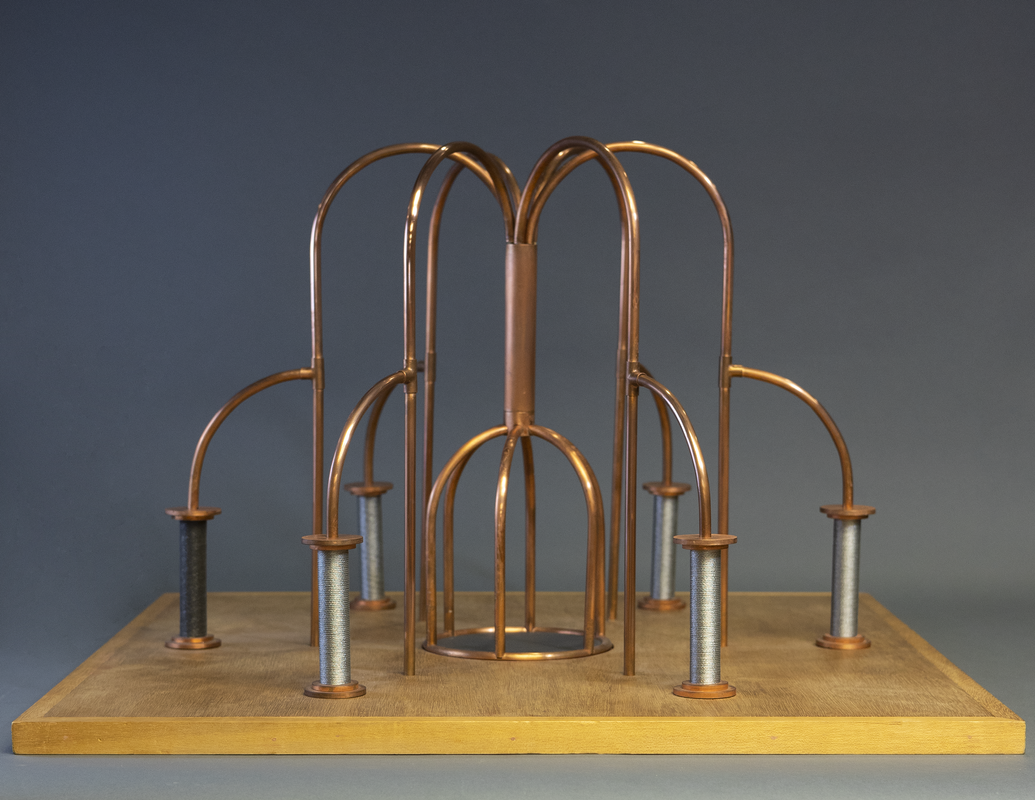 Nancy Holt (American 1938-2014) Electrical System, studio version, 1981. Installation view, Nancy Holt’s New York City loft, Courtesy Holt/Smithson Foundation. © Holt/Smithson Foundation, Licensed by VAGA at ARS, New York