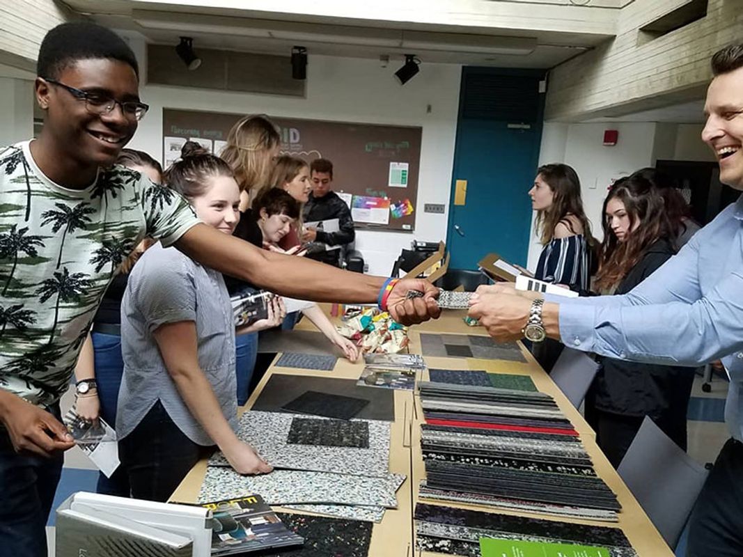 Axel Jeremie, having some fun with Gregg Patten testing the strength of the TacTiles. 