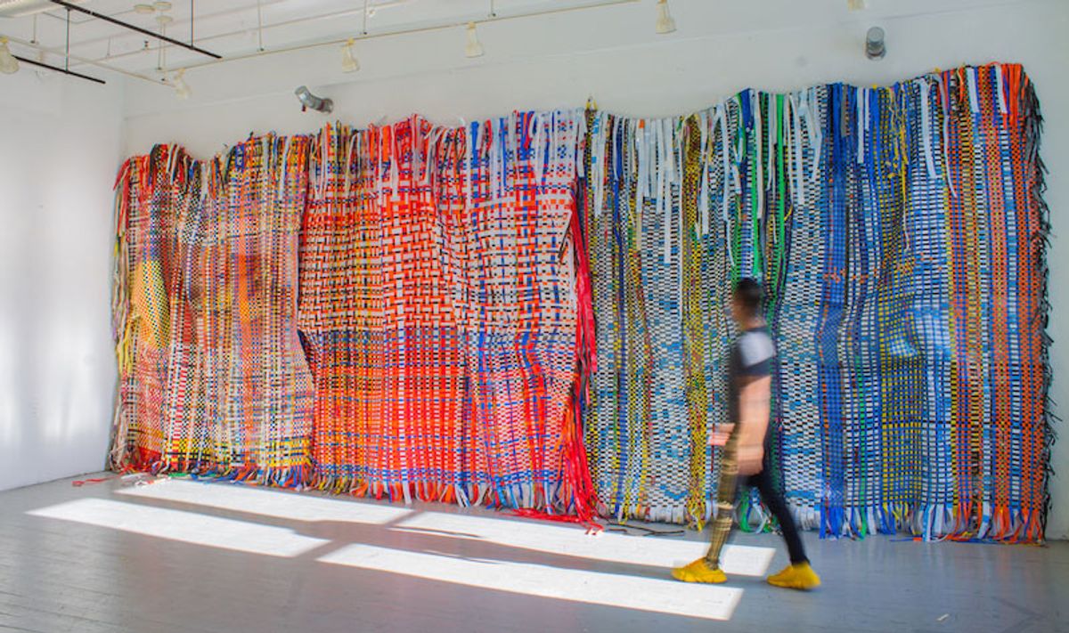 Bhen Alan, recycled plastic and canvas, 2022