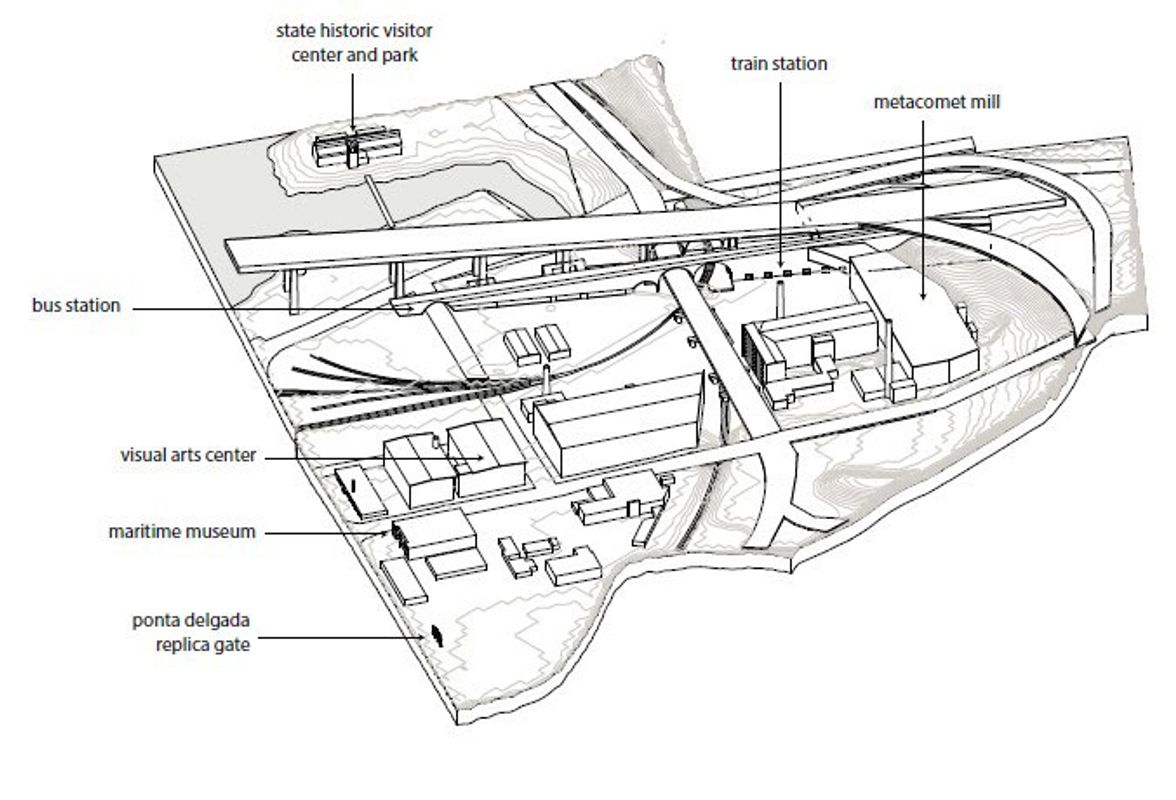 Site analysis by Northeastern M.Arch student Cyrus Dahmubed